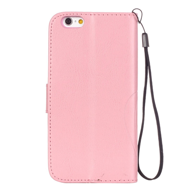 For  iPhone 8 & 7  Heart Diamond Encrusted Flowers Embossing Horizontal Flip Leather Case with Holder & Card Slots & Wallet & Lanyard