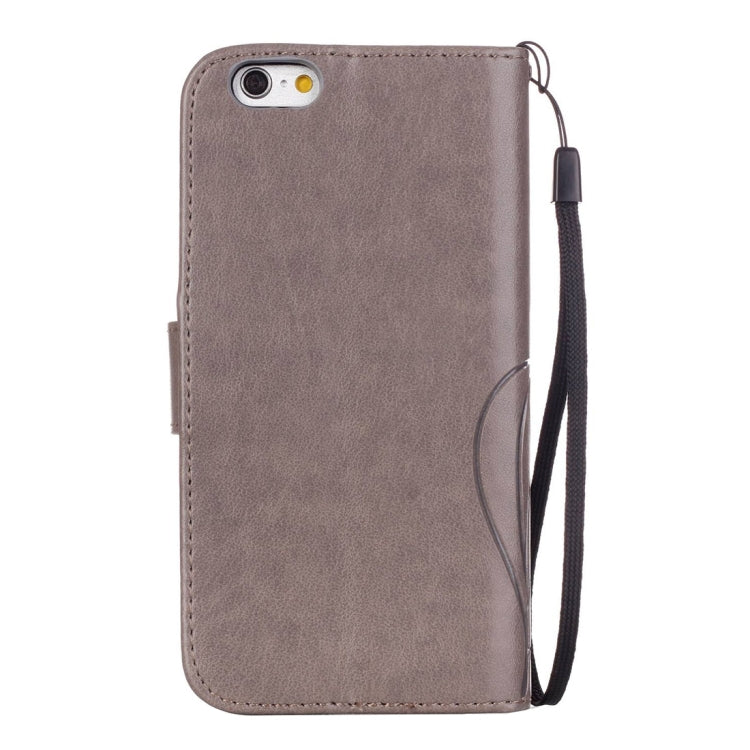 For  iPhone 8 & 7  Heart Diamond Encrusted Flowers Embossing Horizontal Flip Leather Case with Holder & Card Slots & Wallet & Lanyard