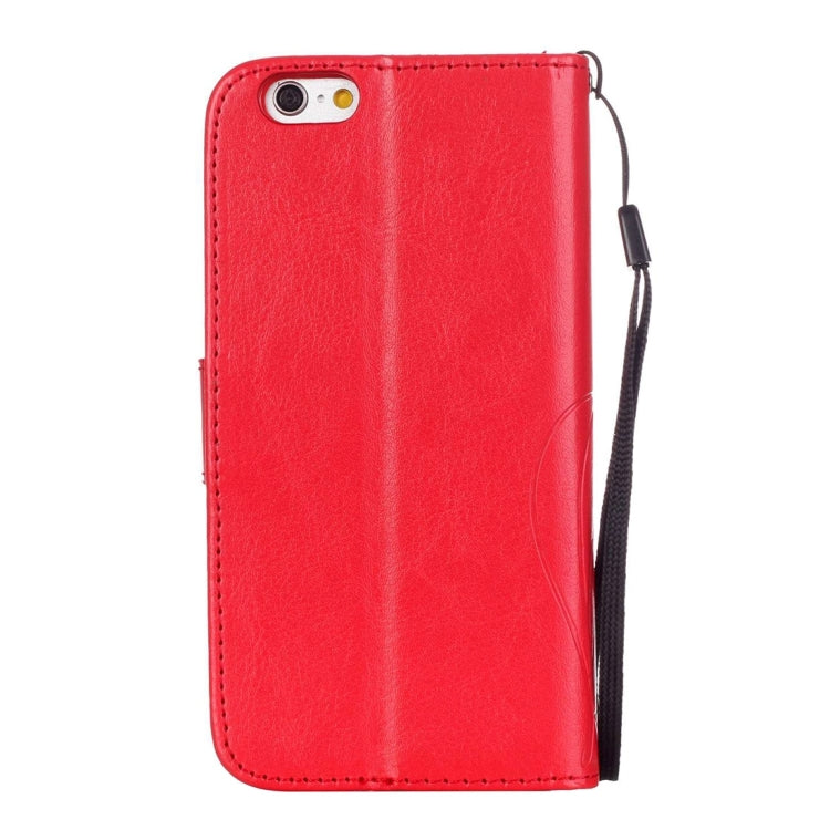 For  iPhone 8 & 7  Heart Diamond Encrusted Flowers Embossing Horizontal Flip Leather Case with Holder & Card Slots & Wallet & Lanyard