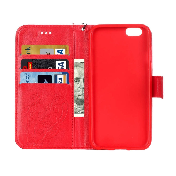 For  iPhone 8 & 7  Heart Diamond Encrusted Flowers Embossing Horizontal Flip Leather Case with Holder & Card Slots & Wallet & Lanyard