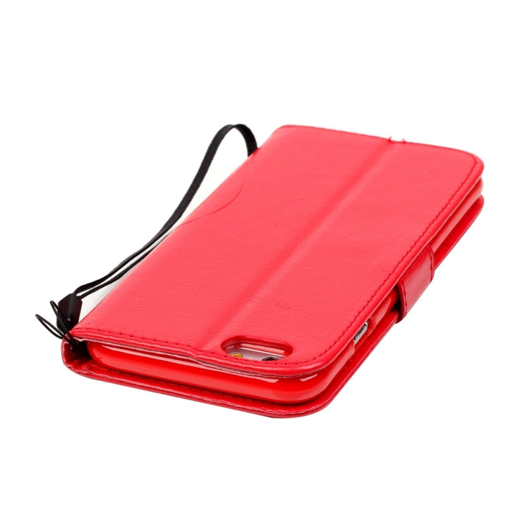 For  iPhone 8 & 7  Heart Diamond Encrusted Flowers Embossing Horizontal Flip Leather Case with Holder & Card Slots & Wallet & Lanyard