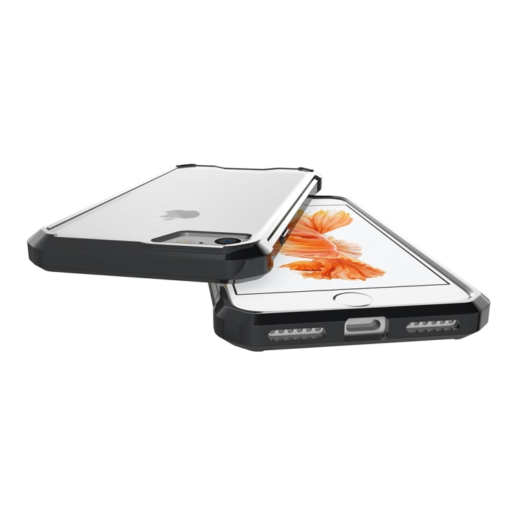 For  iPhone 8 & 7  Shockproof Acrylic + TPU Transparent Armor Protective Case