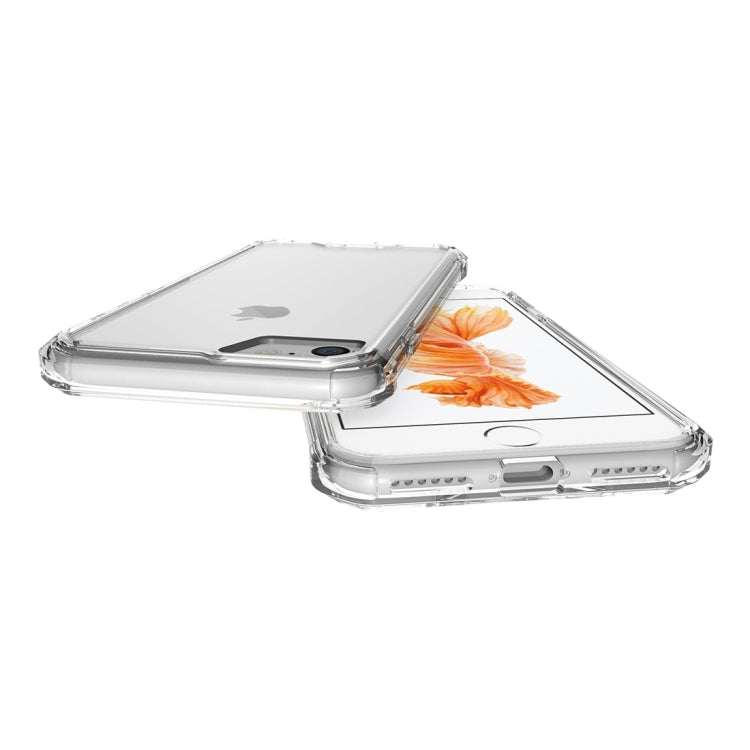 For  iPhone 8 & 7  Shockproof Acrylic + TPU Transparent Armor Protective Case