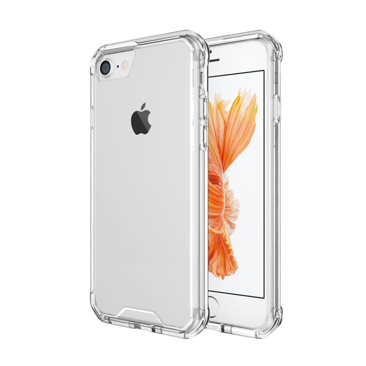 For  iPhone 8 & 7  Shockproof Acrylic + TPU Transparent Armor Protective Case