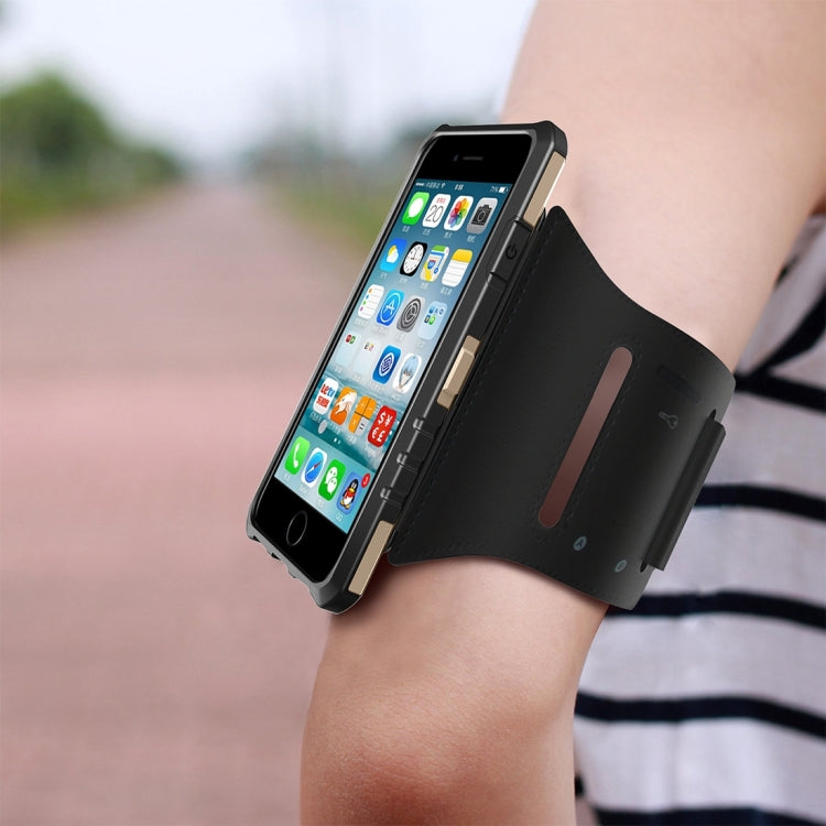 For  iPhone 8 & 7  Gearwheel Style TPU + PC Multi-function Outdoor Sports Protective Back Cover Case With 360 Degree Rotatable Holder & Armband