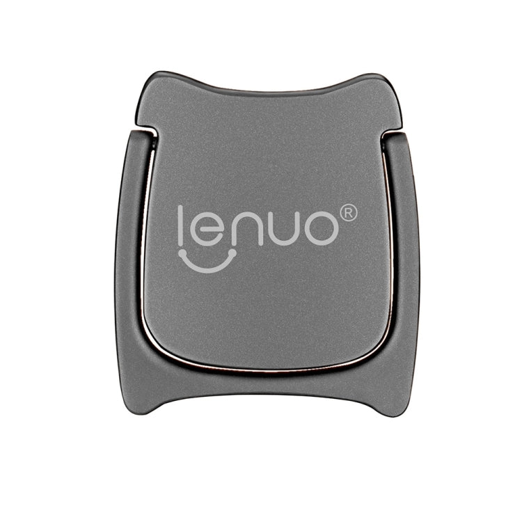 Lenuo DL-21 Universal Magnetic 360 Degree Rotation Quadrilateral Style Ring Phone Holder Stand, For iPhone / Huawei / Samsung / HTC / Sony / LG Mobile Phone