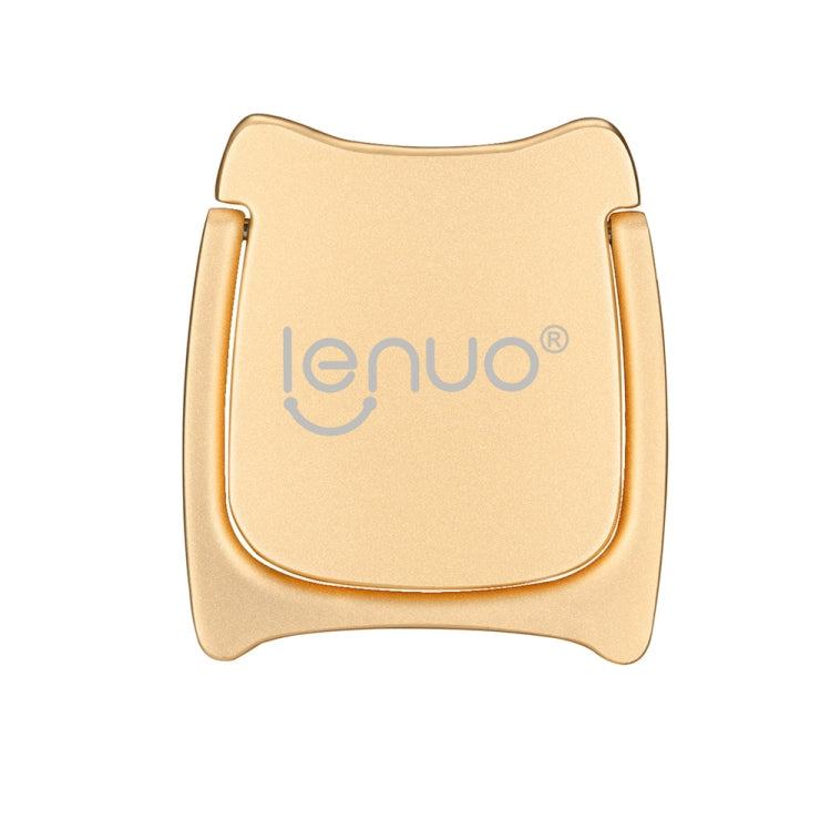 Lenuo DL-21 Universal Magnetic 360 Degree Rotation Quadrilateral Style Ring Phone Holder Stand, For iPhone / Huawei / Samsung / HTC / Sony / LG Mobile Phone