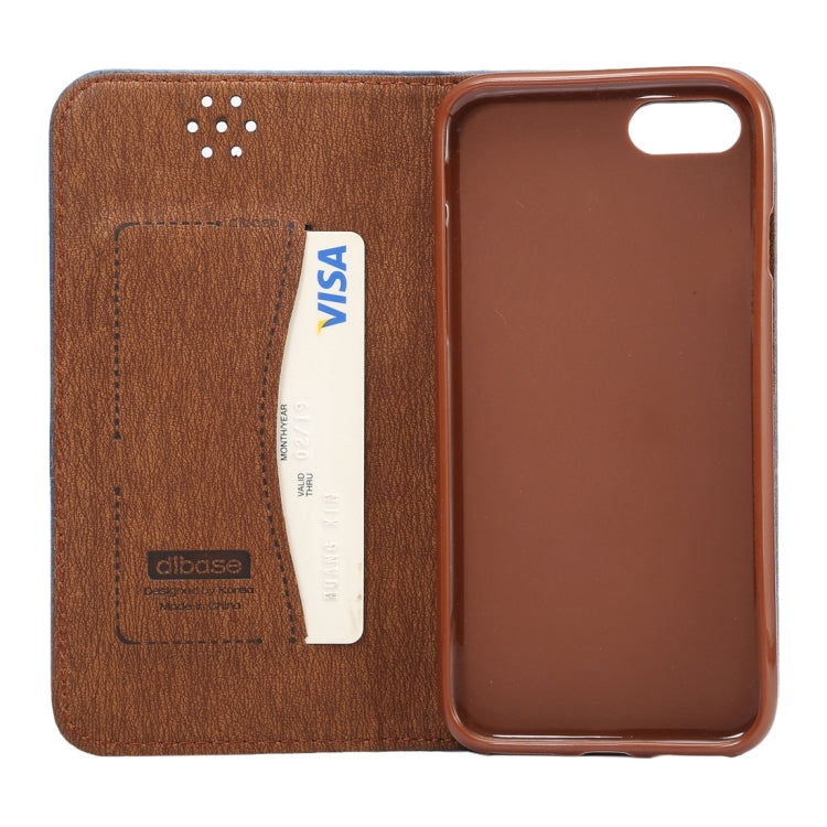 For  iPhone 8 & 7  Crazy Horse Texture Auto Closed  Horizontal Flip Leather Case with Holder & Card Slots & Wallet