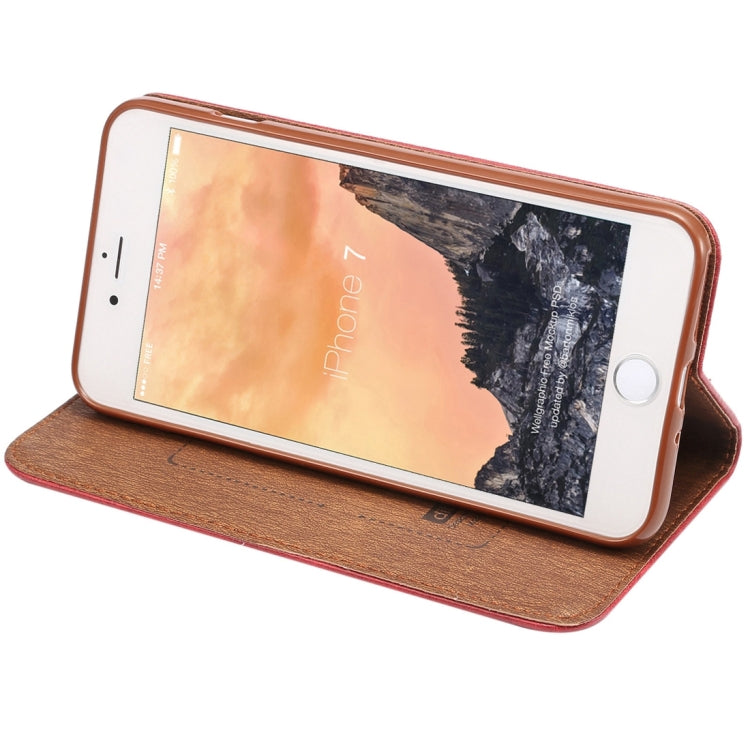 For  iPhone 8 & 7  Crazy Horse Texture Auto Closed  Horizontal Flip Leather Case with Holder & Card Slots & Wallet