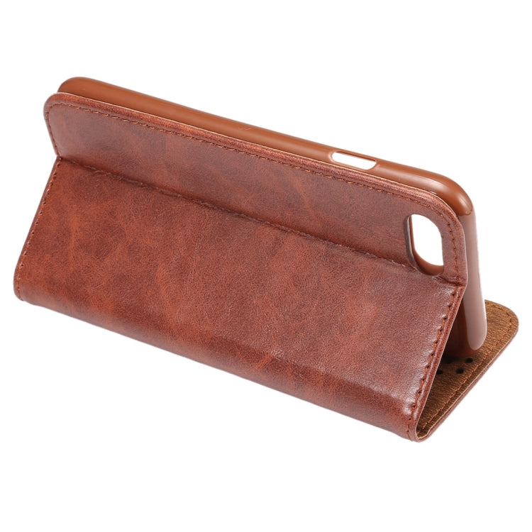 For  iPhone 8 & 7  Crazy Horse Texture Auto Closed  Horizontal Flip Leather Case with Holder & Card Slots & Wallet
