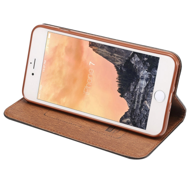 For  iPhone 8 & 7  Crazy Horse Texture Auto Closed  Horizontal Flip Leather Case with Holder & Card Slots & Wallet