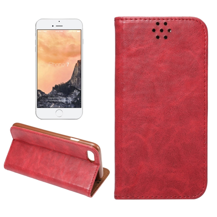 For  iPhone 8 & 7  Crazy Horse Texture Auto Closed  Horizontal Flip Leather Case with Holder & Card Slots & Wallet