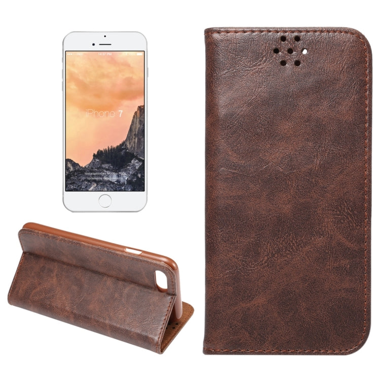 For  iPhone 8 & 7  Crazy Horse Texture Auto Closed  Horizontal Flip Leather Case with Holder & Card Slots & Wallet