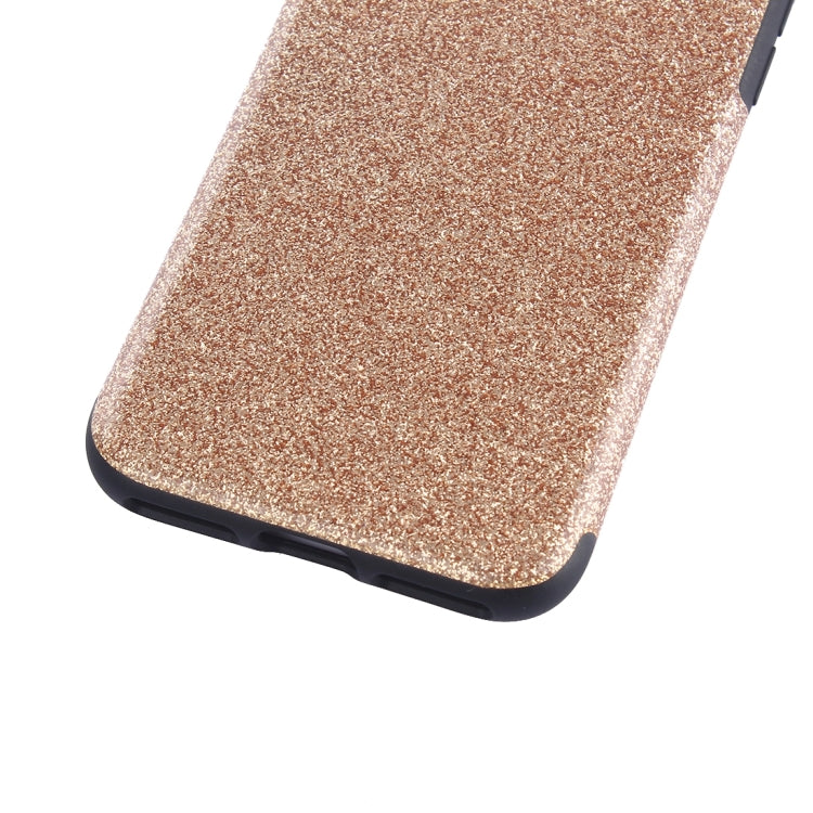 For  iPhone 8 & 7  Glitter Powder PU Paste Skin Soft TPU Protective Case