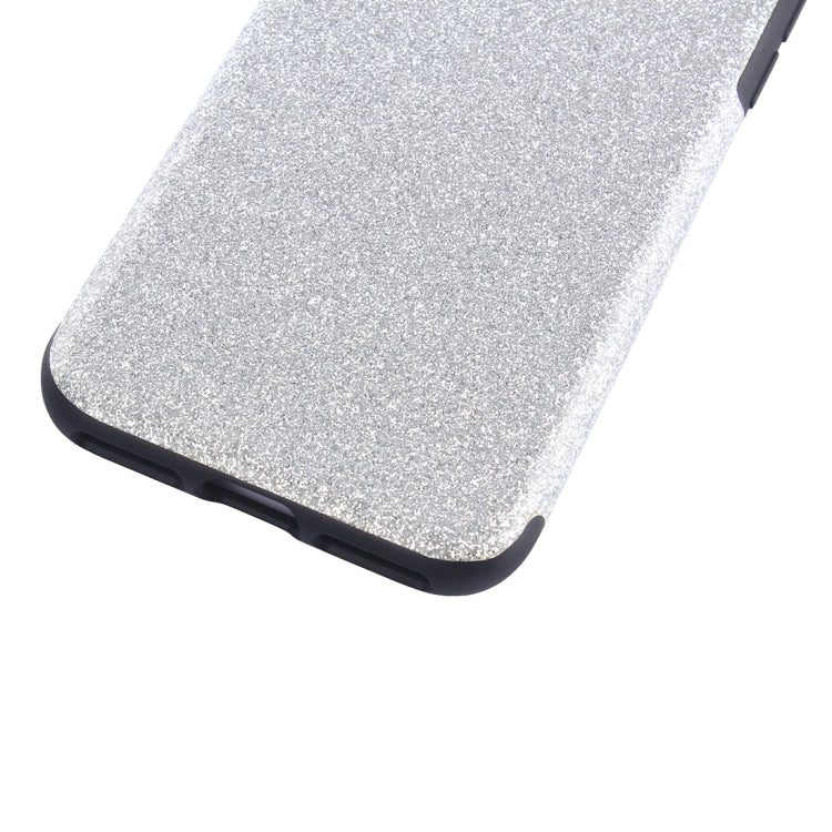 For  iPhone 8 & 7  Glitter Powder PU Paste Skin Soft TPU Protective Case
