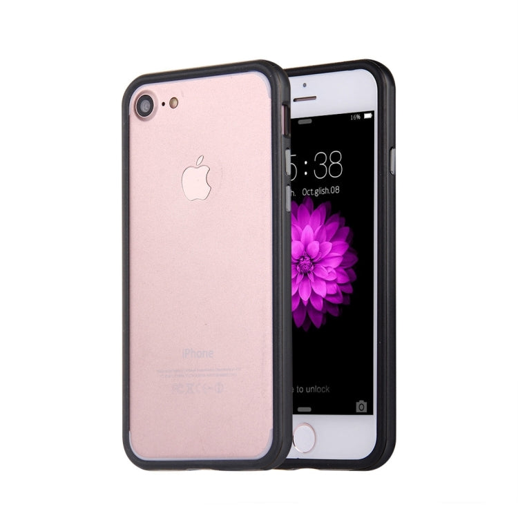 For  iPhone 8 & 7  Silicone + Metal Aluminum Bumper Frame