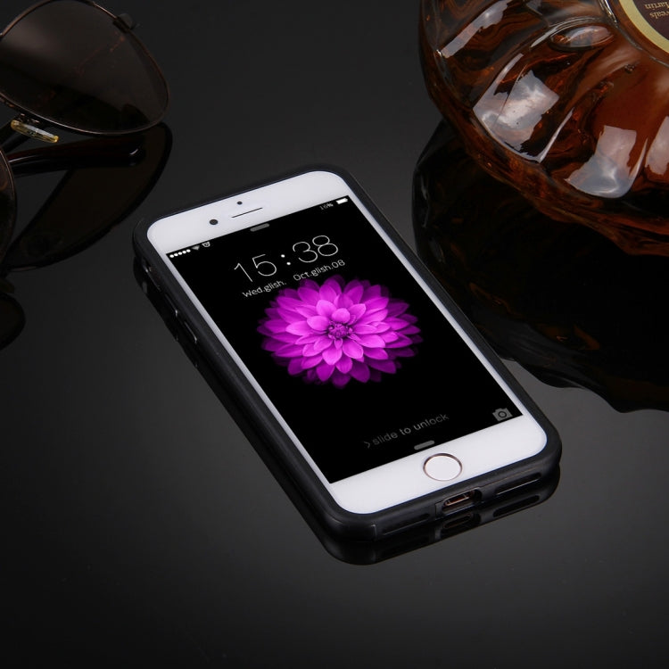 For  iPhone 8 & 7  Silicone + Metal Aluminum Bumper Frame