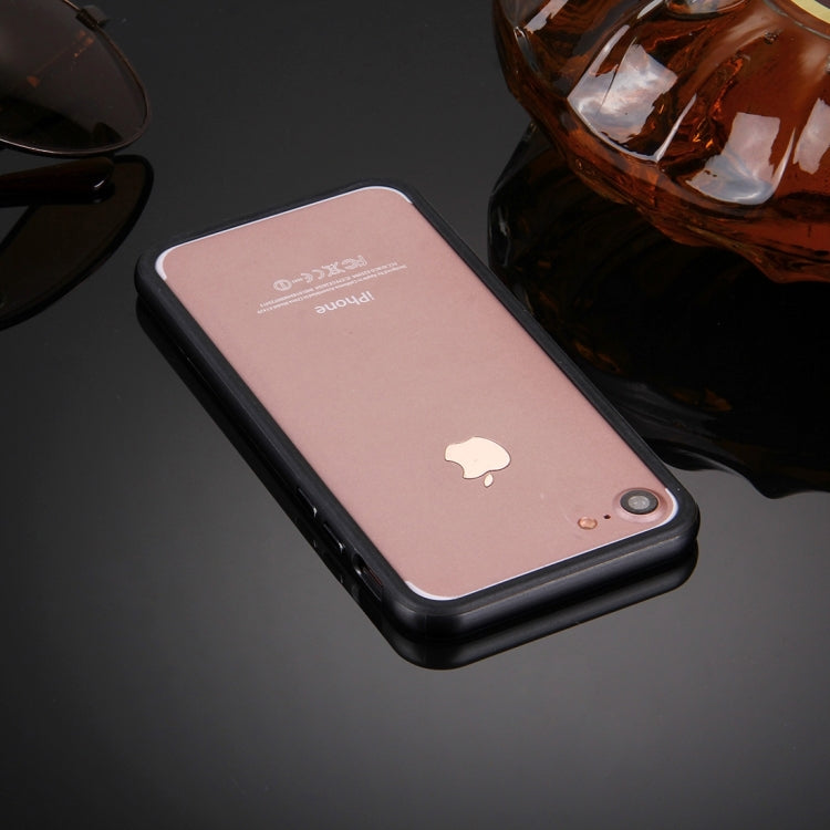For  iPhone 8 & 7  Silicone + Metal Aluminum Bumper Frame