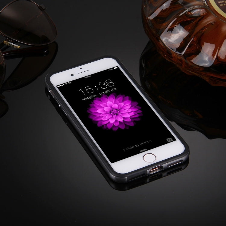 For  iPhone 8 & 7  Silicone + Metal Aluminum Bumper Frame