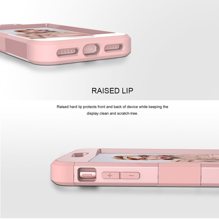 For  iPhone 8 & 7  Separable contrast color PC + Silicone Combination Case