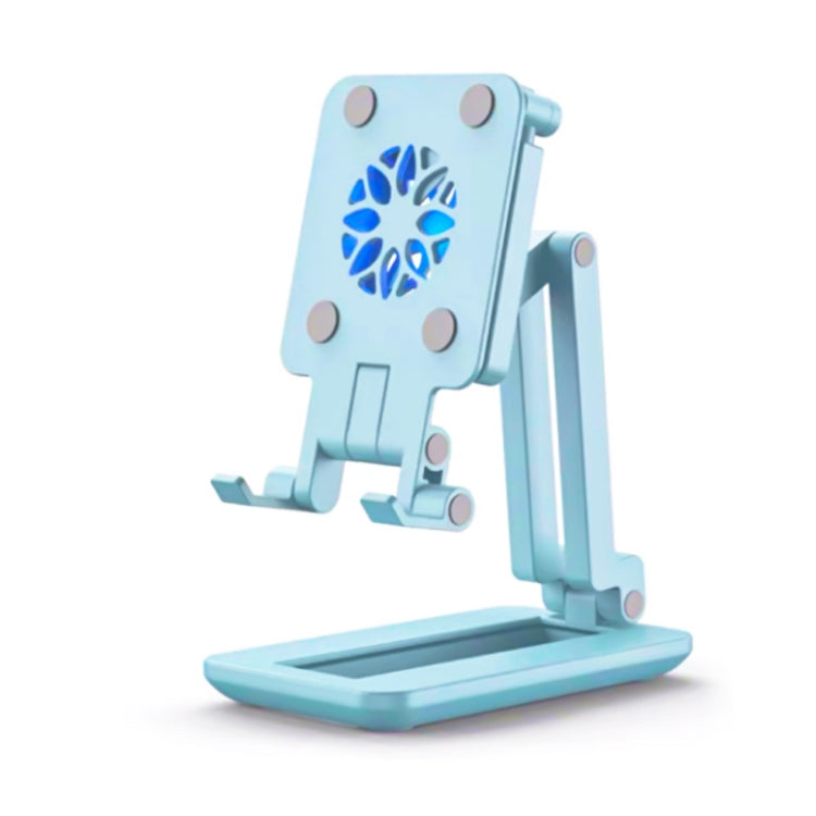 F6 Foldable Mobile Phone Tablet Desktop Stand Holder With Fill Light & Heat Dissipation