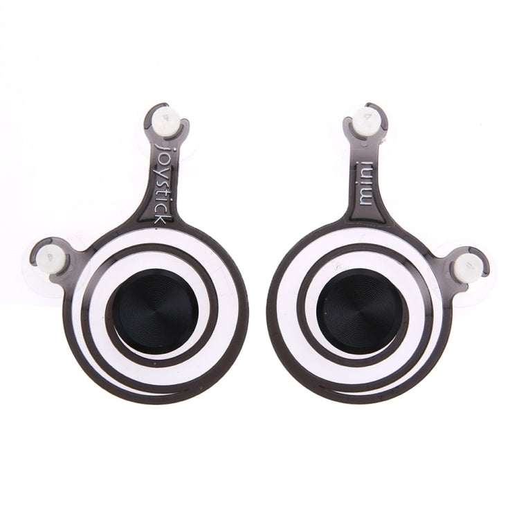 2 PCS Suction Cups Game Controller Joysticks for Android / iOS King of Glory(Black)