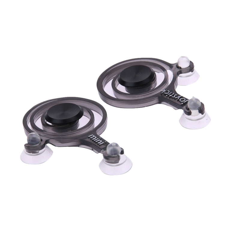 2 PCS Suction Cups Game Controller Joysticks for Android / iOS King of Glory(Black)
