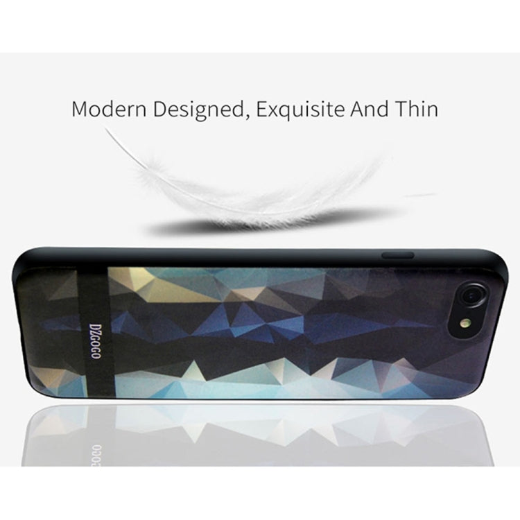DZGOGO TOUCH Series for  iPhone 8 & 7  TPU + PU + PC Irregular Rhombus Texture Combination Protective Case
