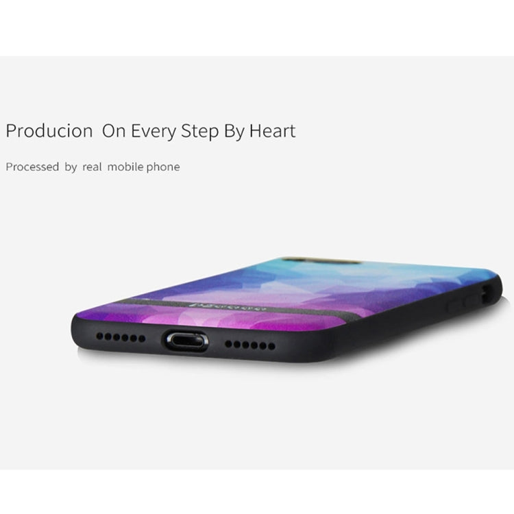 DZGOGO TOUCH Series for  iPhone 8 & 7  TPU + PU + PC Irregular Rhombus Texture Combination Protective Case