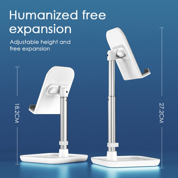 Licheers LC227 Portable Tablet Bracket Mobile Phone Desktop Telescopic Holder(White)