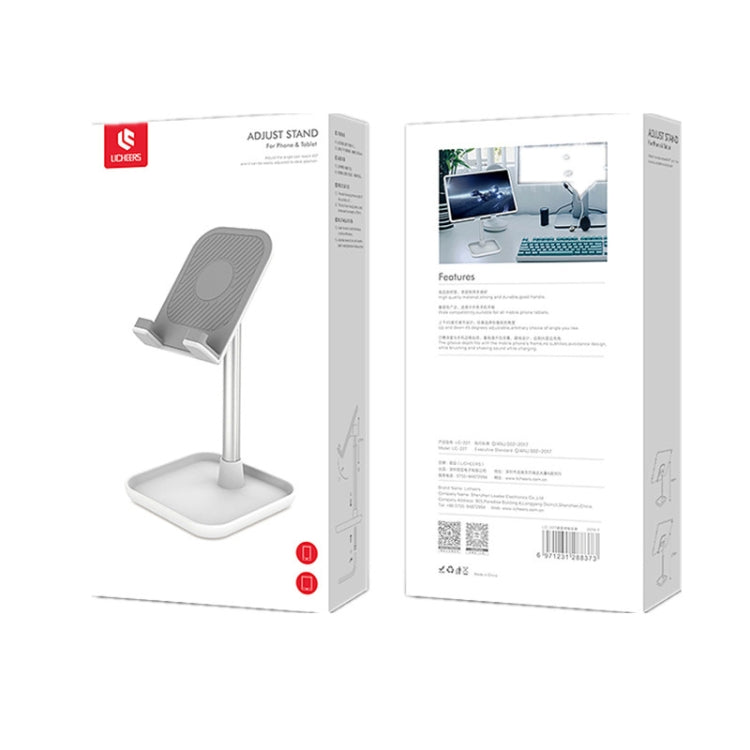 Licheers LC227 Portable Tablet Bracket Mobile Phone Desktop Telescopic Holder(White)