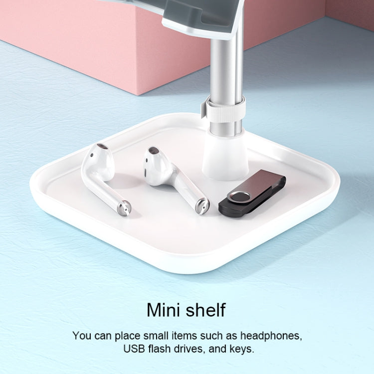 Licheers LC227 Portable Tablet Bracket Mobile Phone Desktop Telescopic Holder(White)