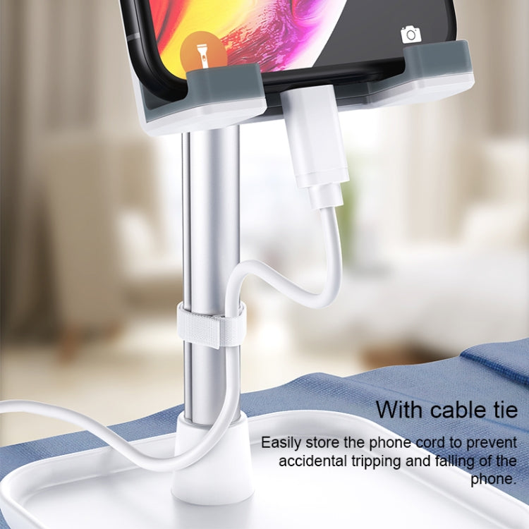 Licheers LC227 Portable Tablet Bracket Mobile Phone Desktop Telescopic Holder(White)