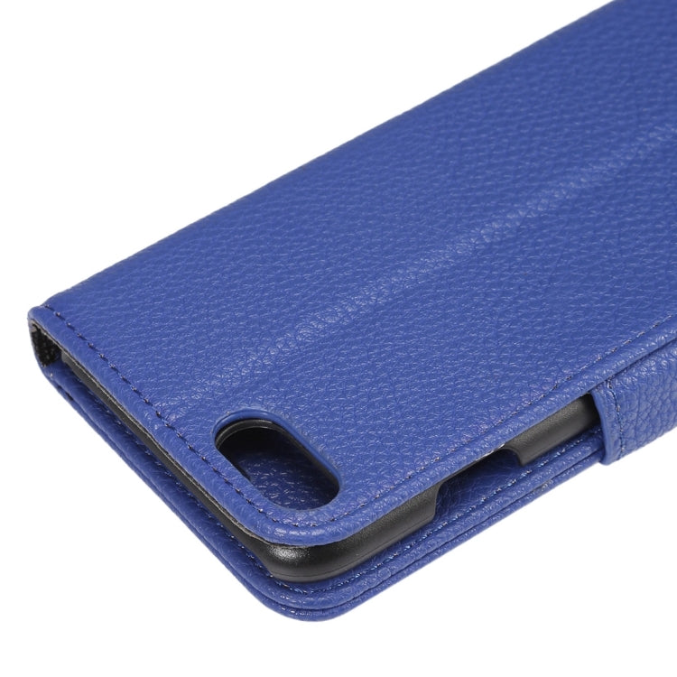 For  iPhone 8 & 7  Lichee Texture Horizontal Flip Leather Case with Holder & Card Slots & Wallet