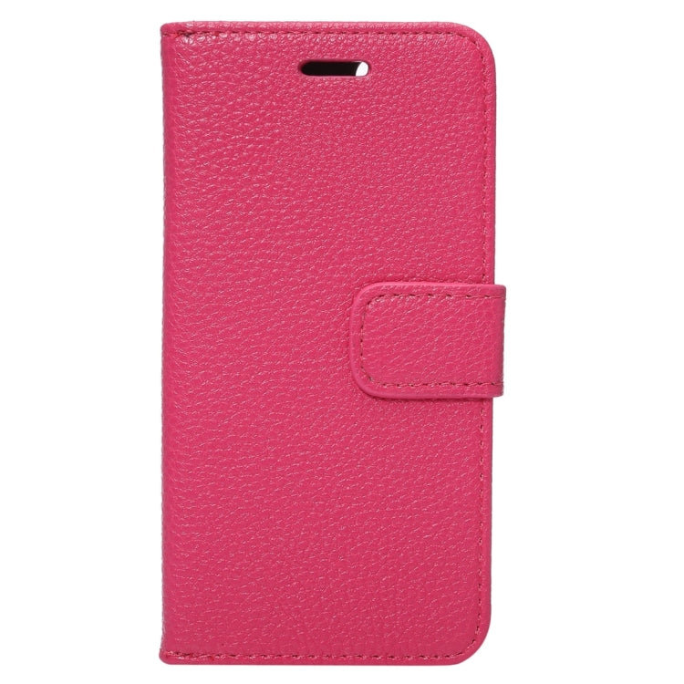 For  iPhone 8 & 7  Lichee Texture Horizontal Flip Leather Case with Holder & Card Slots & Wallet