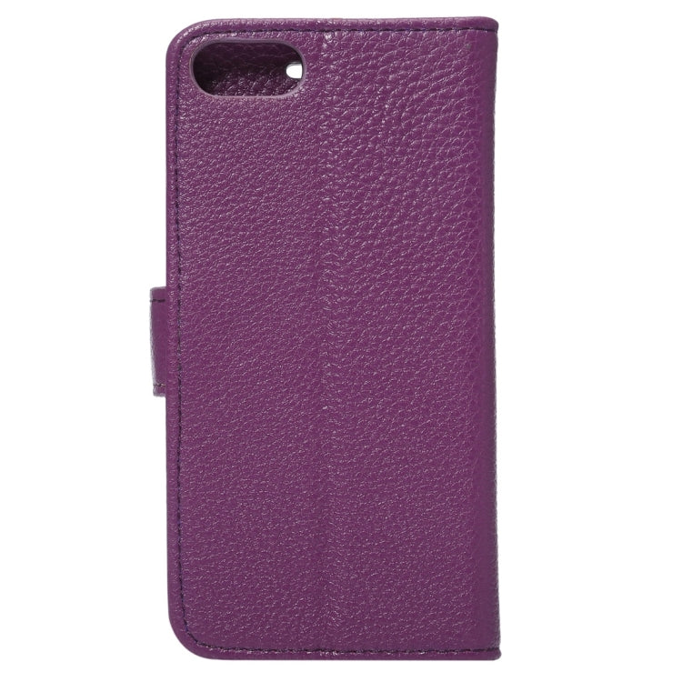 For  iPhone 8 & 7  Lichee Texture Horizontal Flip Leather Case with Holder & Card Slots & Wallet