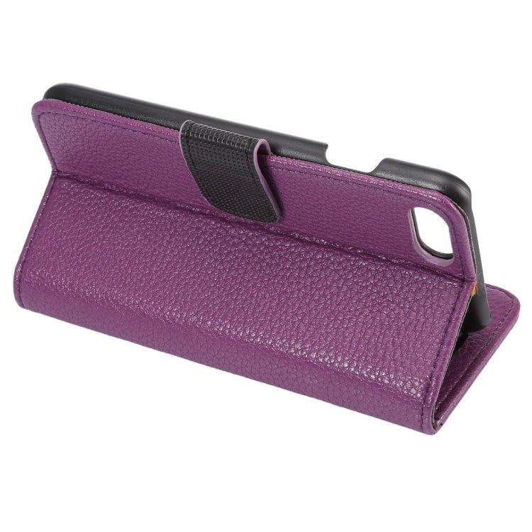 For  iPhone 8 & 7  Lichee Texture Horizontal Flip Leather Case with Holder & Card Slots & Wallet
