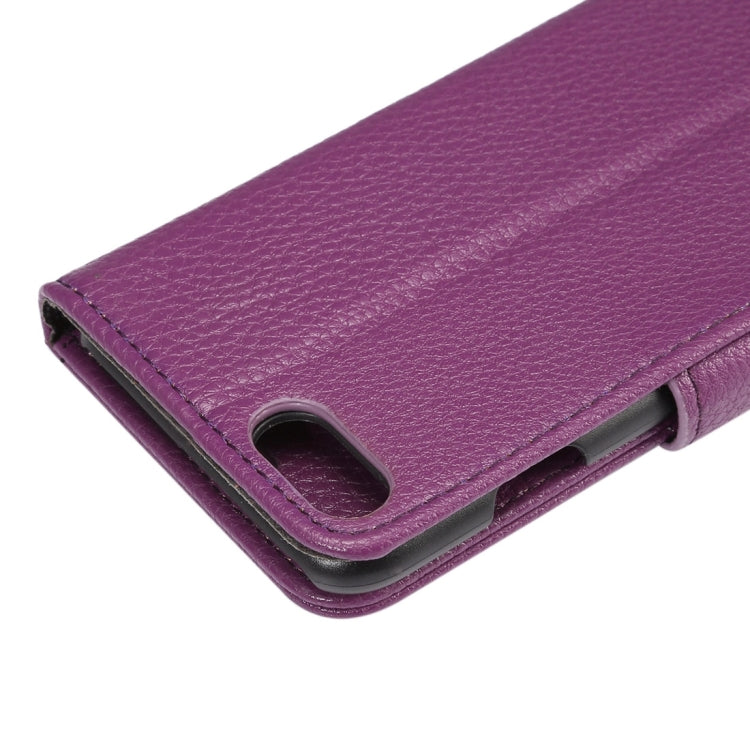 For  iPhone 8 & 7  Lichee Texture Horizontal Flip Leather Case with Holder & Card Slots & Wallet
