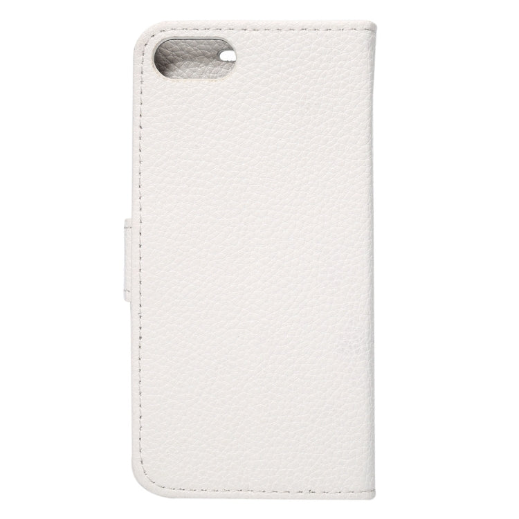 For  iPhone 8 & 7  Lichee Texture Horizontal Flip Leather Case with Holder & Card Slots & Wallet