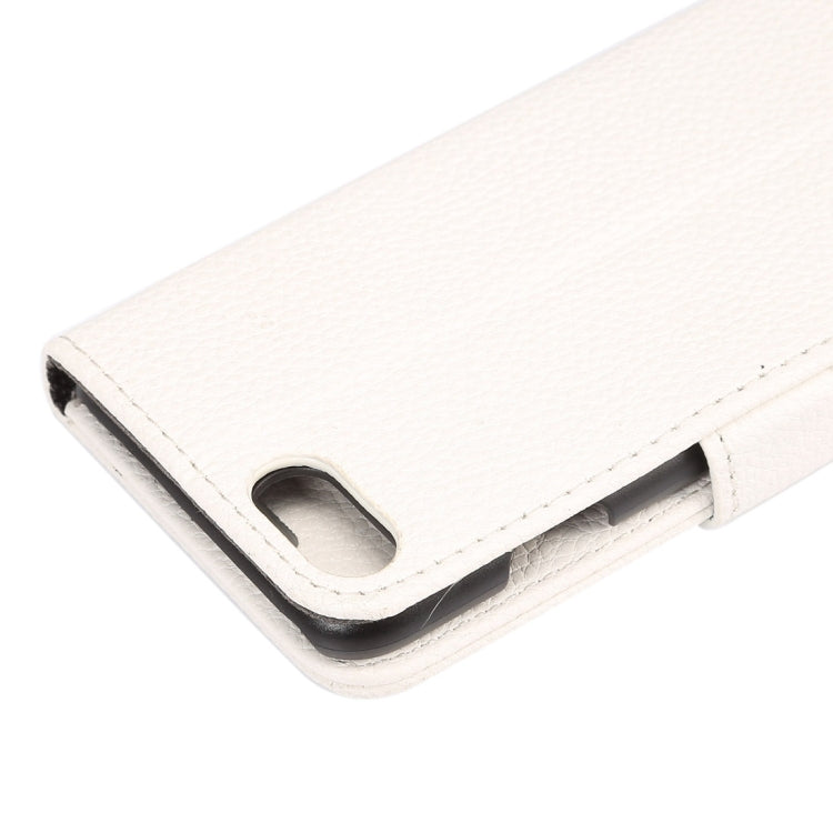 For  iPhone 8 & 7  Lichee Texture Horizontal Flip Leather Case with Holder & Card Slots & Wallet
