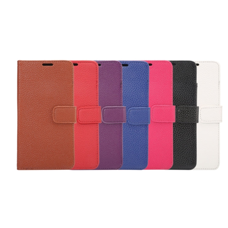 For  iPhone 8 & 7  Lichee Texture Horizontal Flip Leather Case with Holder & Card Slots & Wallet