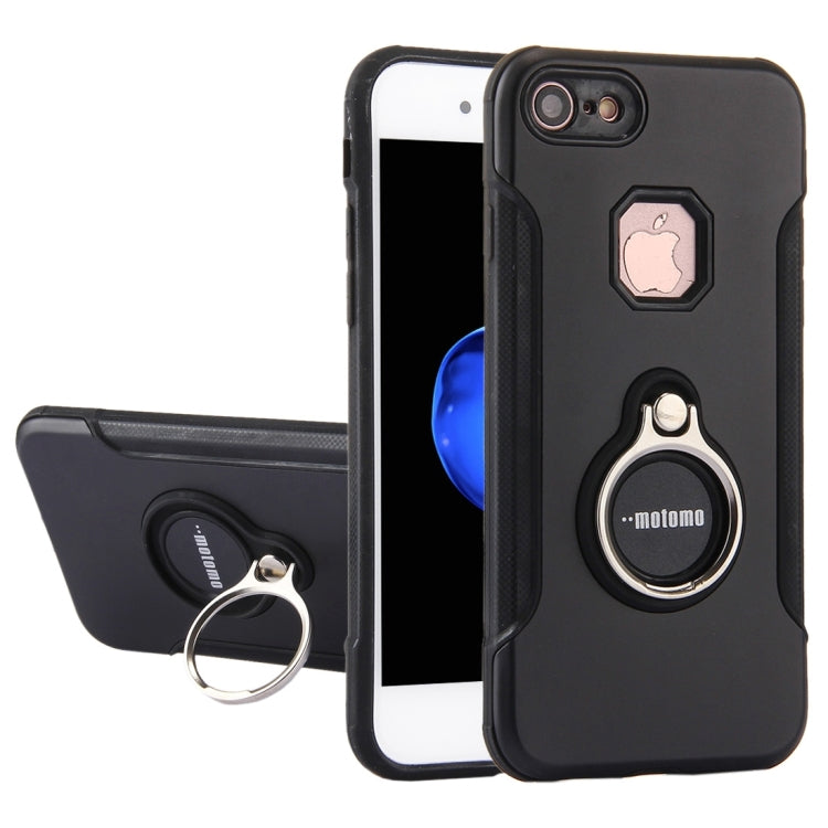 For  iPhone 8 & 7  PC+TPU Protective Back Cover Case with Ring Holder
