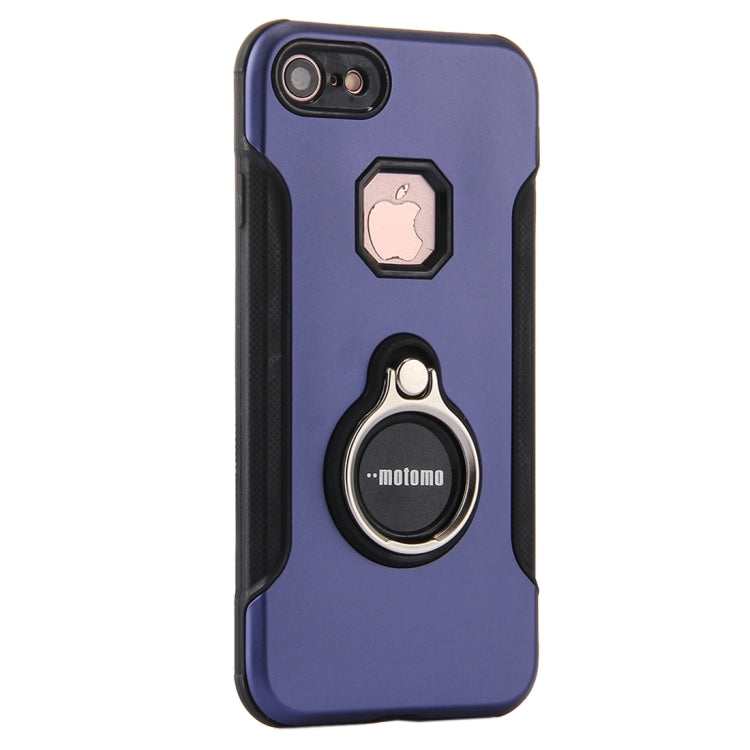 For  iPhone 8 & 7  PC+TPU Protective Back Cover Case with Ring Holder