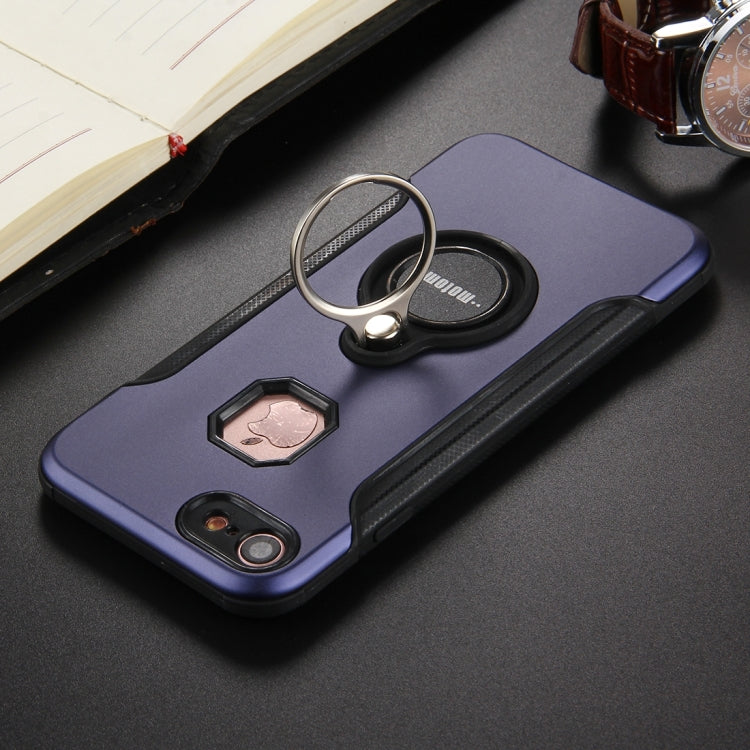 For  iPhone 8 & 7  PC+TPU Protective Back Cover Case with Ring Holder