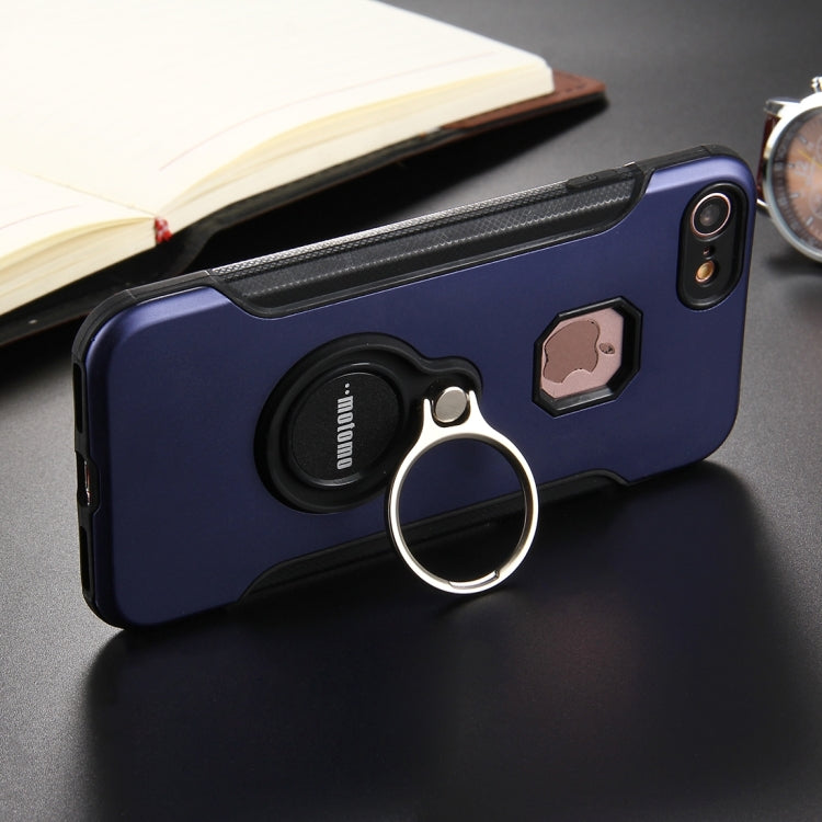 For  iPhone 8 & 7  PC+TPU Protective Back Cover Case with Ring Holder