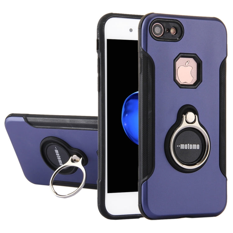 For  iPhone 8 & 7  PC+TPU Protective Back Cover Case with Ring Holder