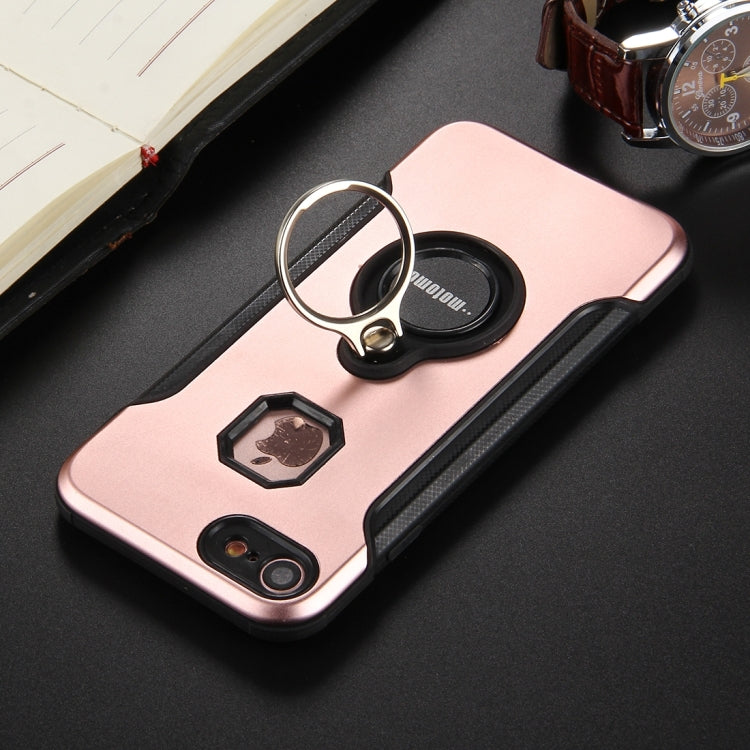For  iPhone 8 & 7  PC+TPU Protective Back Cover Case with Ring Holder
