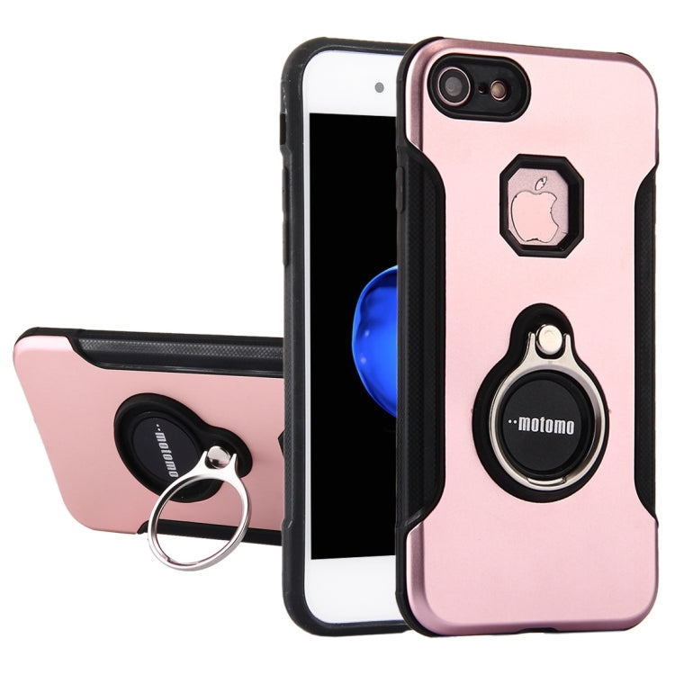 For  iPhone 8 & 7  PC+TPU Protective Back Cover Case with Ring Holder