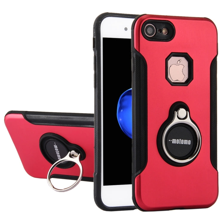 For  iPhone 8 & 7  PC+TPU Protective Back Cover Case with Ring Holder