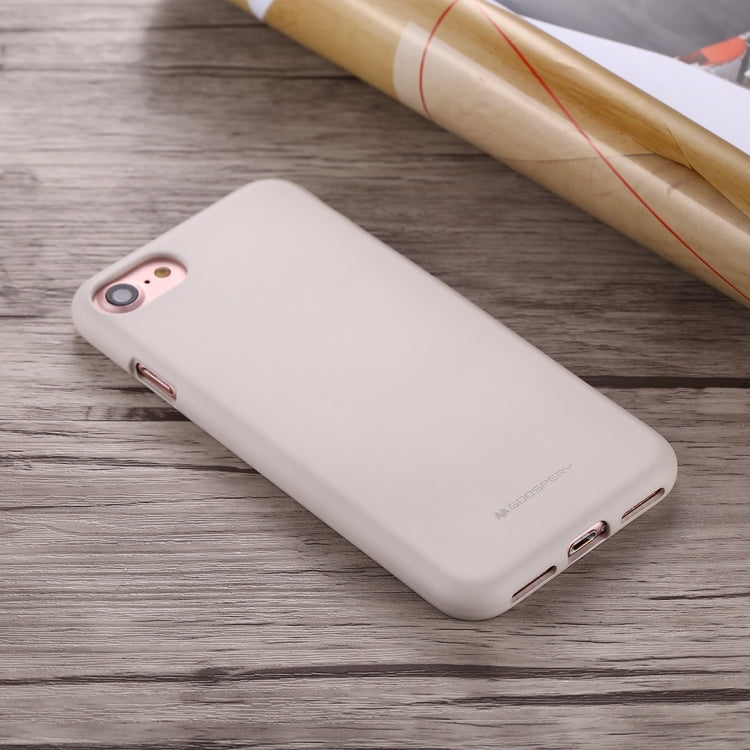 GOOSPERY SOFT FEELING for  iPhone 8 & 7  Liquid State TPU Drop-proof Soft Protective Back Cover Case